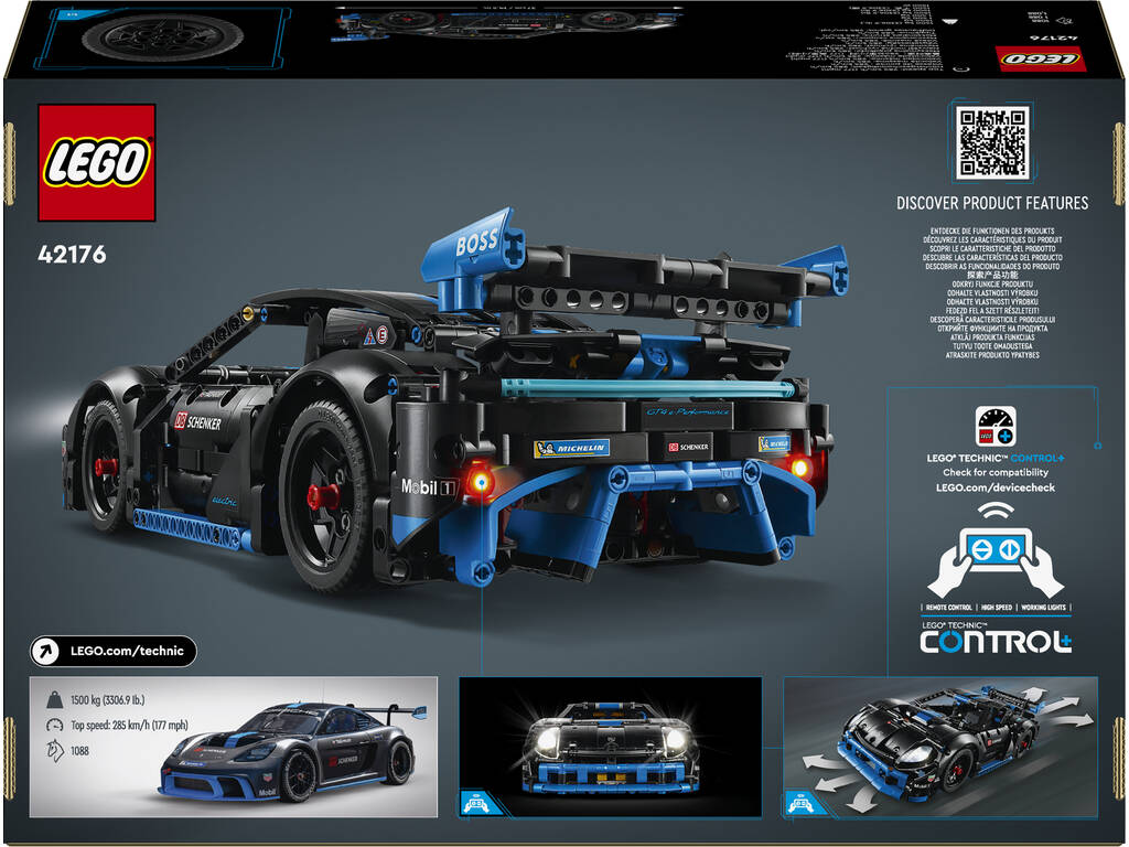 Lego Technic Rennwagen Porsche GT4 e-Performance 42176