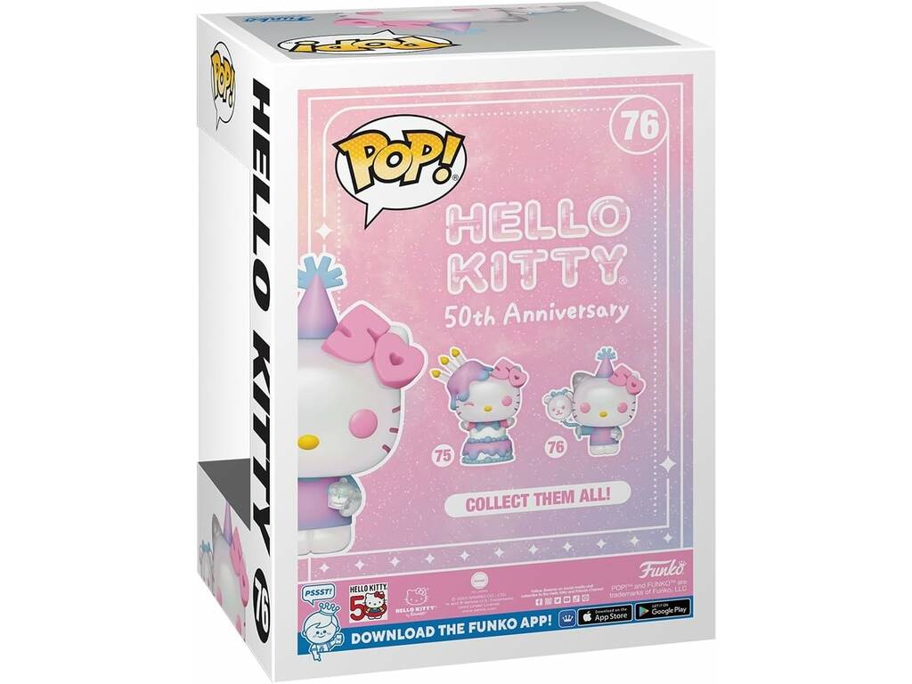 Funko Pop! Hello Kitty 50° Anniversario Figura Hello Kitty 76090