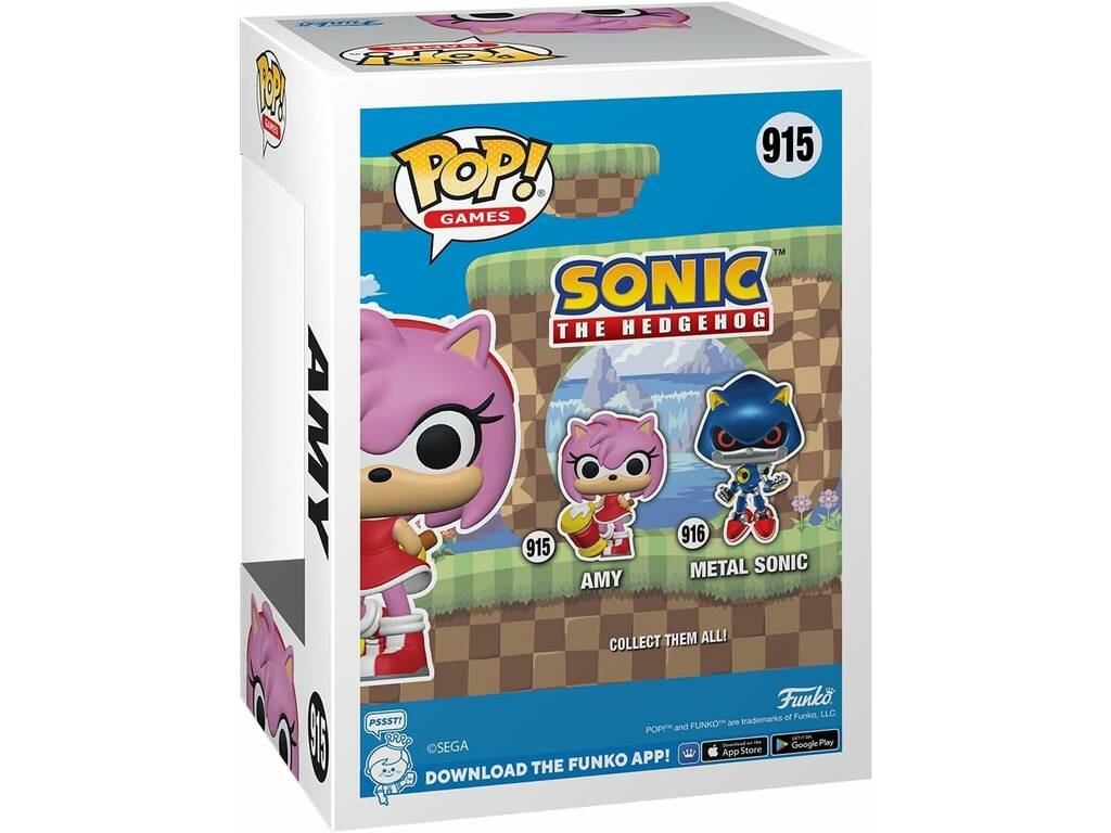 Funko Pop Games Sonic The Hedgehog Figur Amy 70582