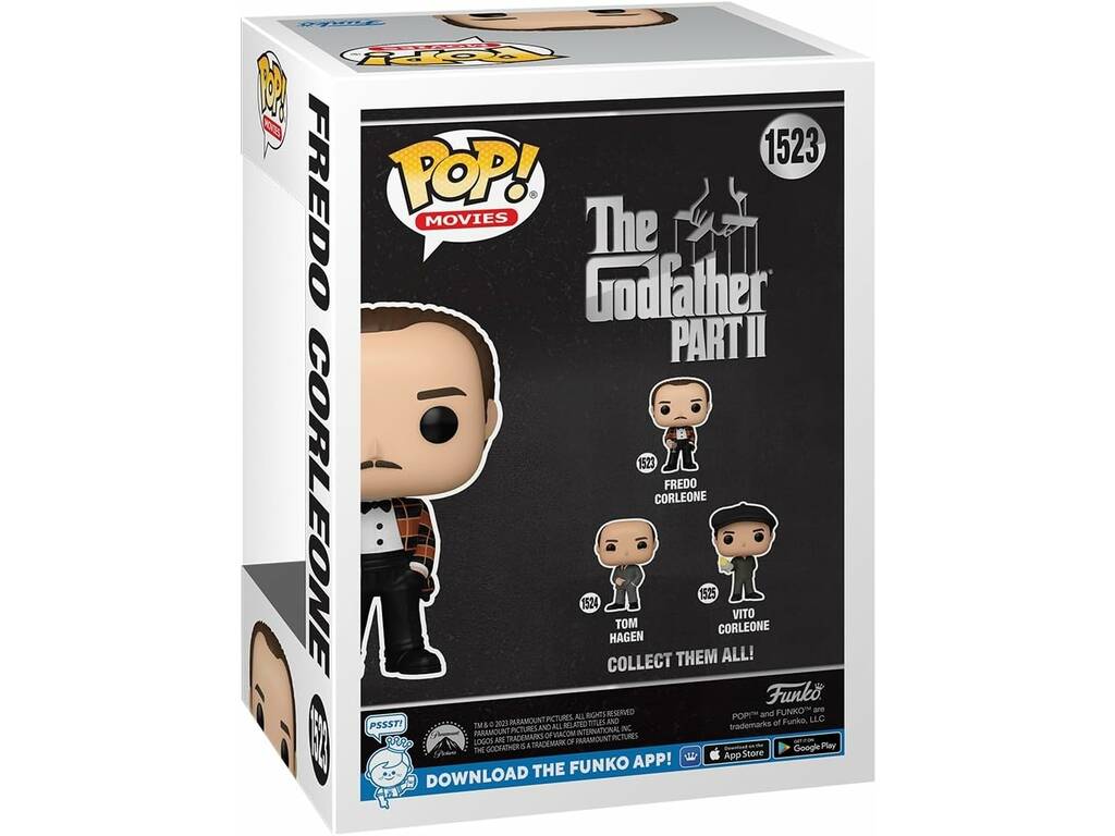 Funko Pop ! Movies Le Parrain Partie II Fredo Corleone Figure 75935