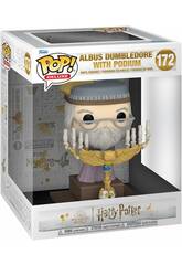 Funko Pop Deluxe Harry Potter Figura Albus Dumbledore con Pódium 76002