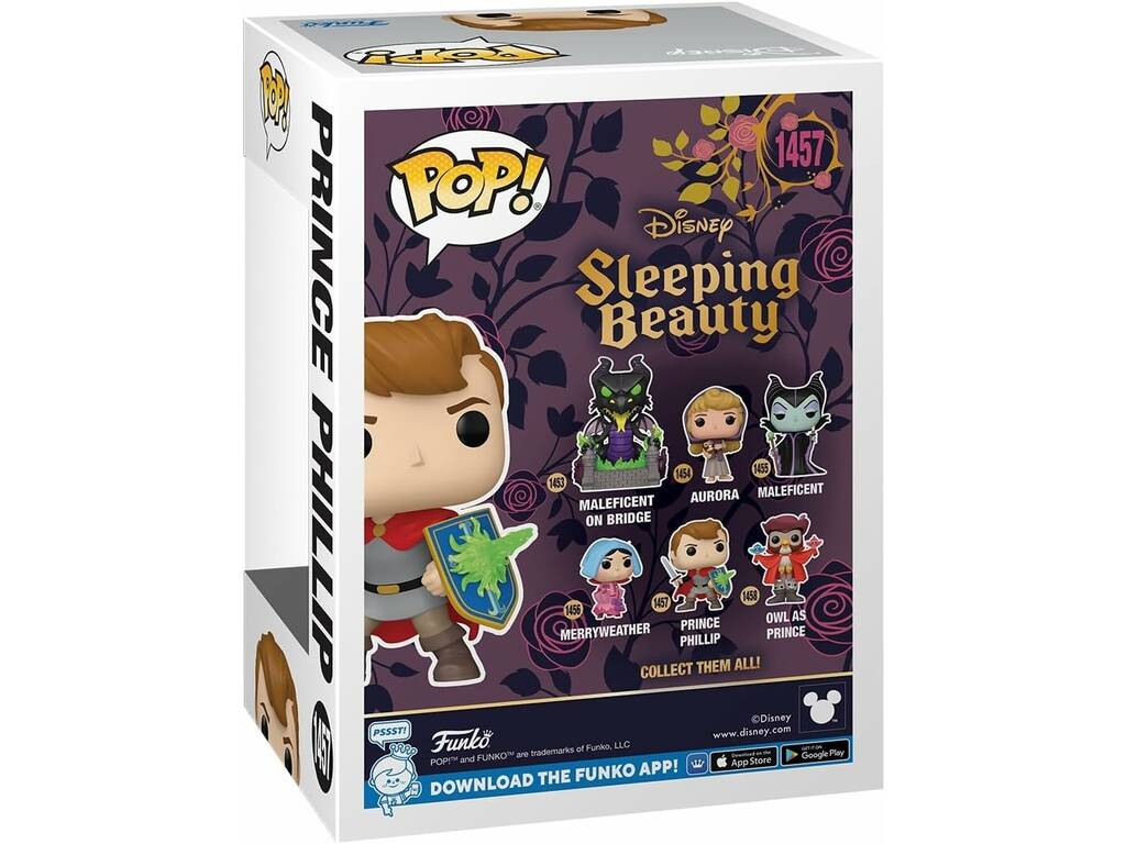 Funko Pop A Bela Adormecida 65 Aniversário Figura Príncipe Phillip 78184