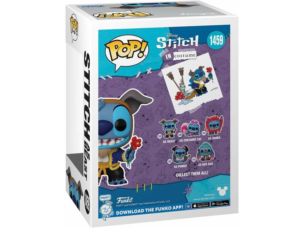 Funko Pop Stitch In Costume Figura di Stitch come Bestia Funko 75162