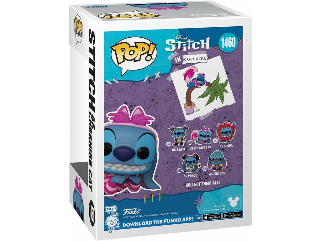 Funko Pop Stitch In Costume Figura Stitch como o Gato de Cheshire 75163