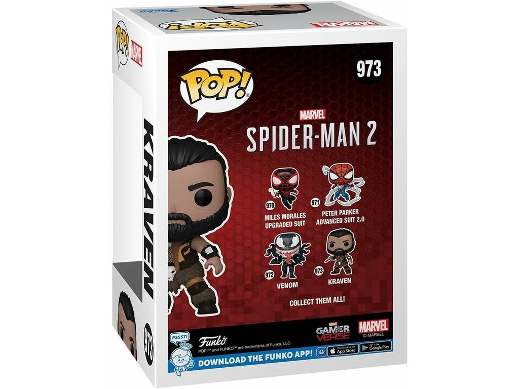 Funko Pop Marvel Spiderman 2 Figur Kraven GamerVerse mit Schwenkbarem Kopf 76111