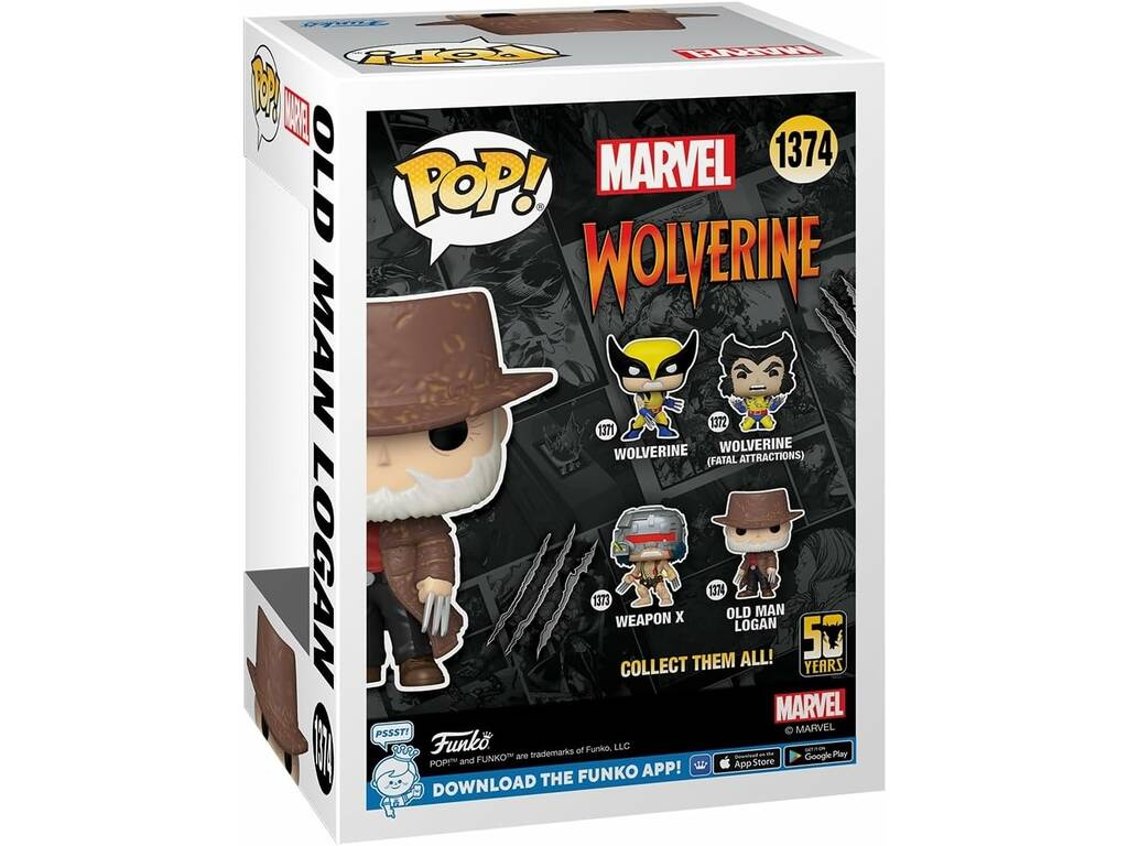 Funko Pop Marvel 50th Anniversary Wolverine Figur Old Man Logan 77435