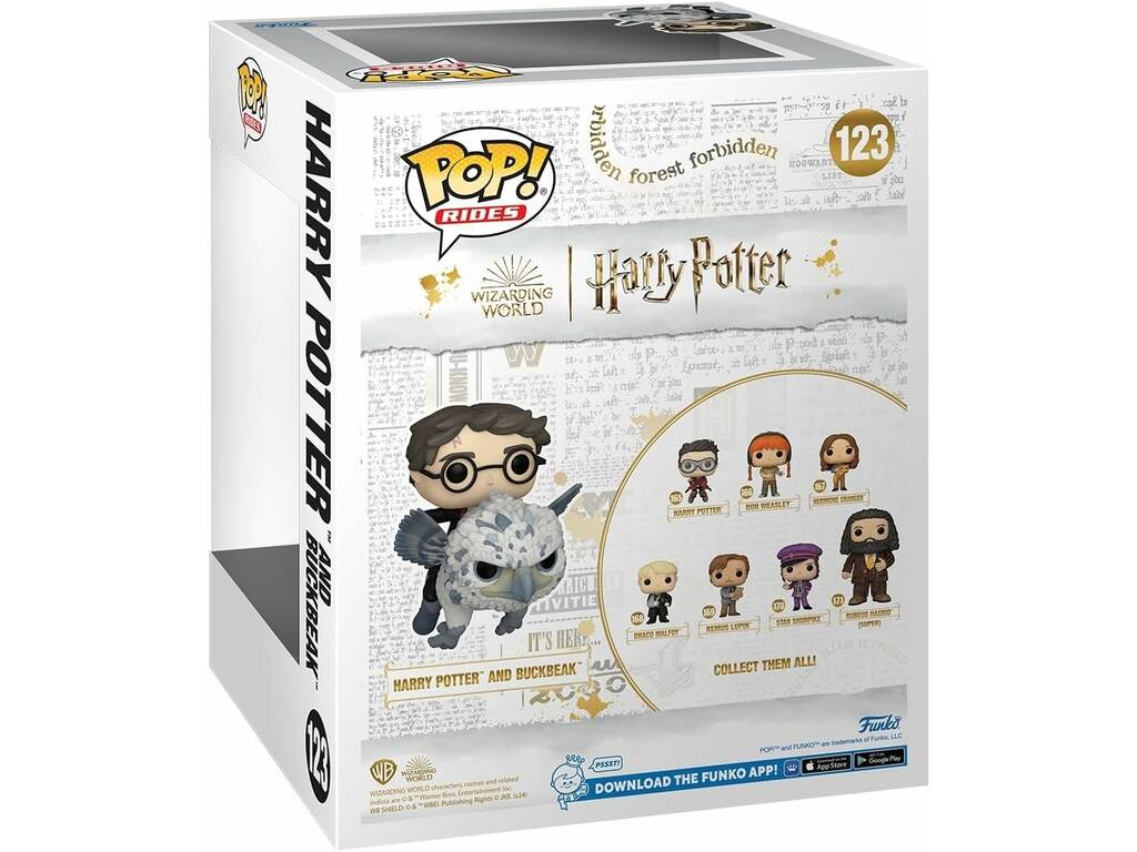 Funko Pop Rides Harry Potter Figura Harry Potter y Buckbeak 76008