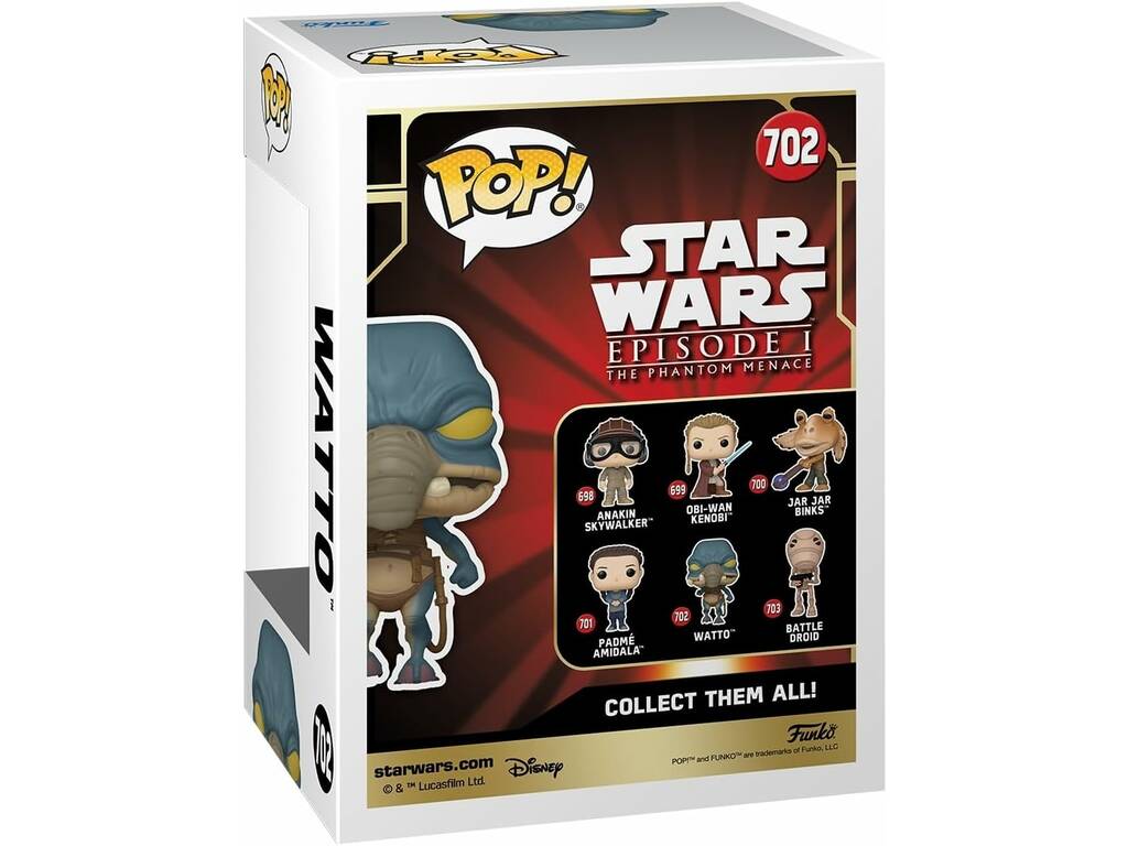 Funko Pop Star Wars Watto Figur mit schwingendem Kopf 76021