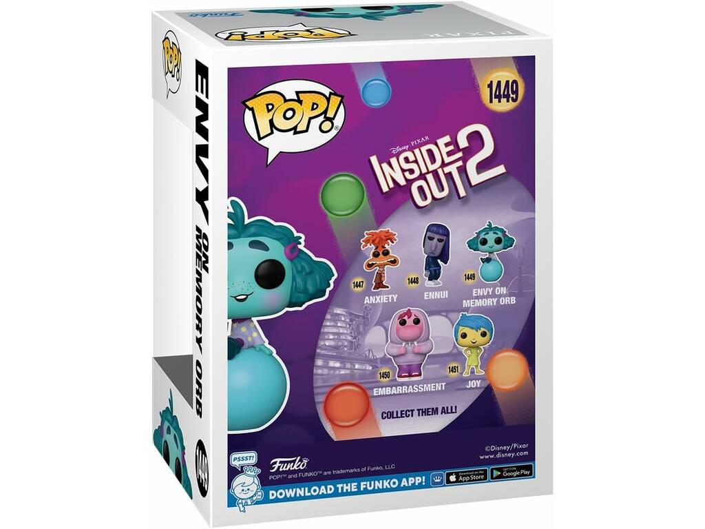 Funko Pop Inside Out 2 Disney Pixar Figure Envy 75998