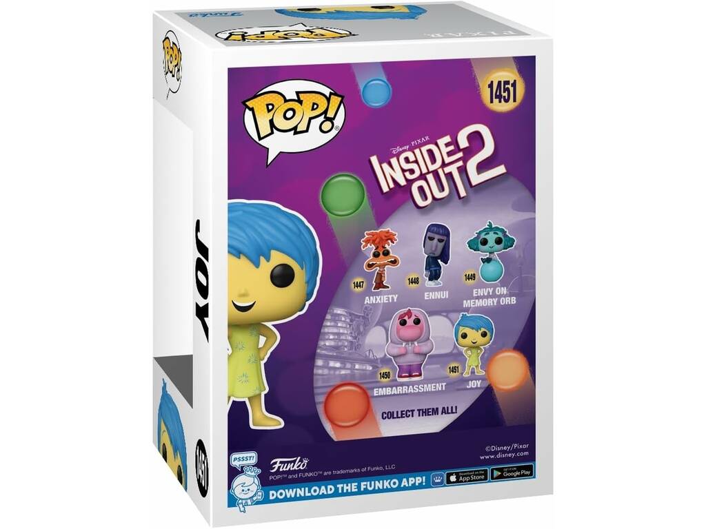 Funko Pop Inside Out 2 Disney Pixar Figure Joy 75600