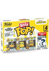 Funko Pop Bitty Minions Pack 4 Mini Figuras 73035