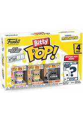 Funko Pop Bitty Minions Pack 4 Mini Figuras 73038