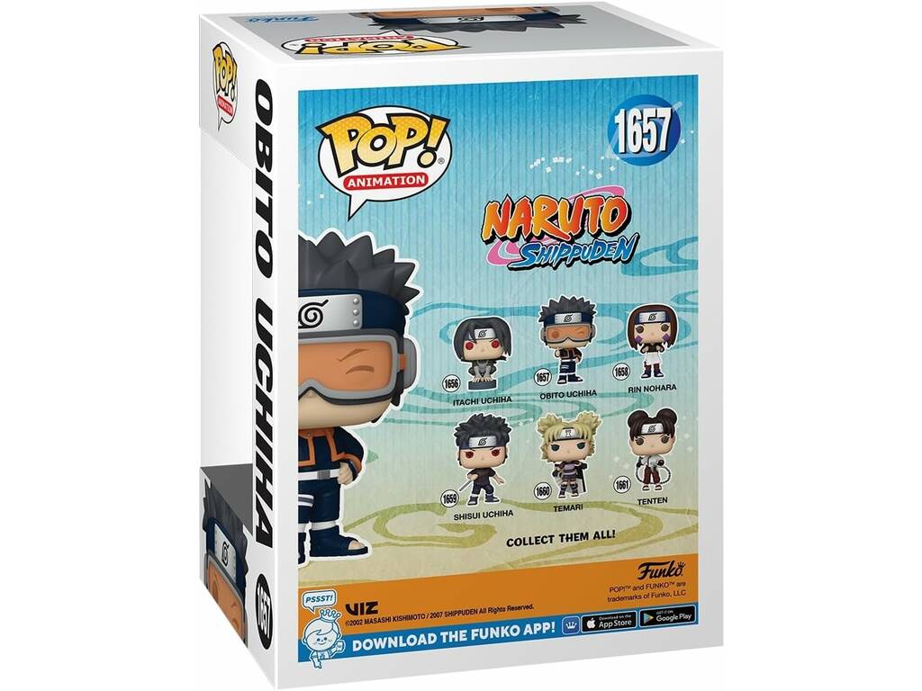 Funko Pop Animation Naruto Shippuden Figur Obito Uchiha 80251