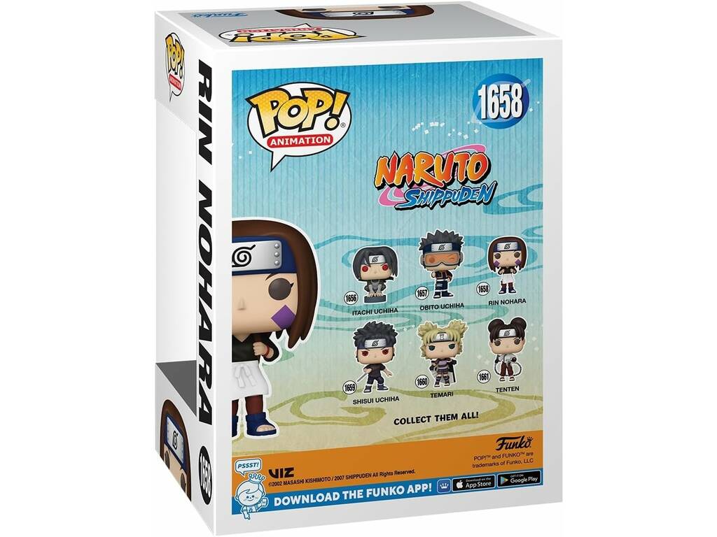 Funko Pop Animation Naruto Shippuden Figur Rin Nohara 80252