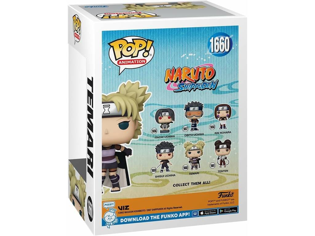 Funko Pop Animation Naruto Shippuden Figura Temari