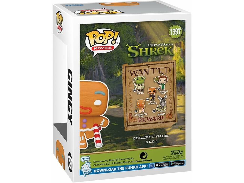 Funko Pop Movies Shrek Figura Gingy 81174