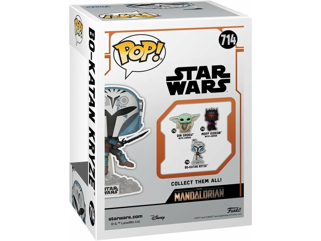 Funko Pop Star Wars Figura Bo-Katan Kryze con Cabeza Oscilante 80003