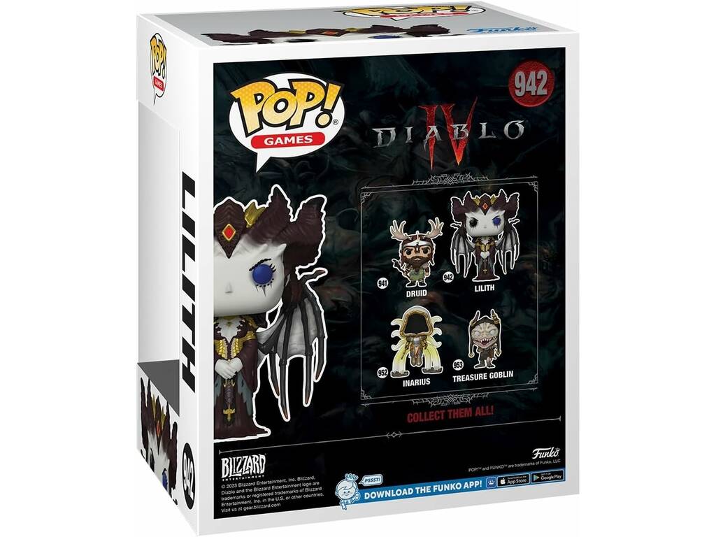 Funko Pop Games Diabo IV Súper Figura Lilith 72498