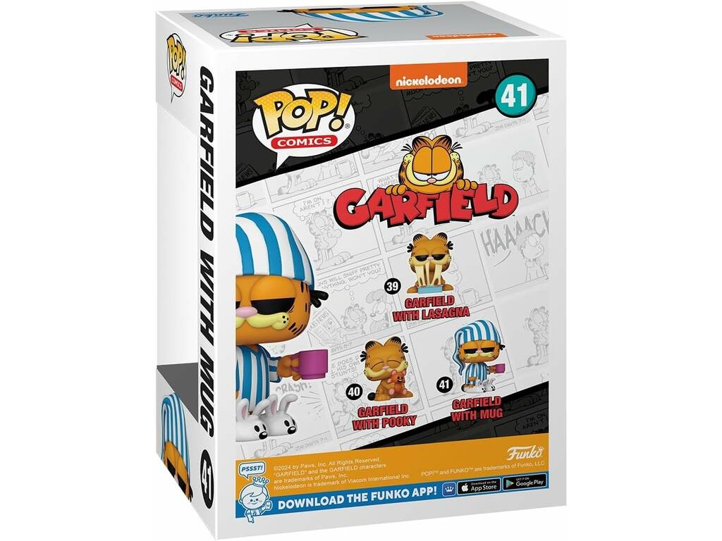 Funko Pop Comics Garfield Figura Garfield con Taza 80162