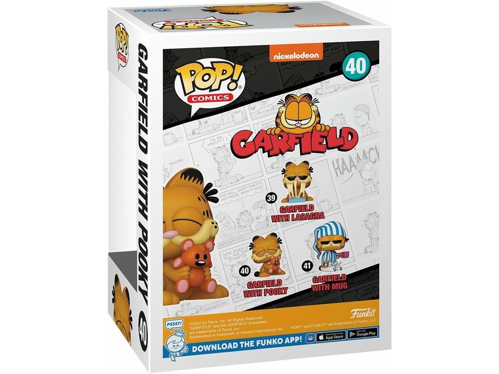 Funko Pop Comics Garfield Figure Garfield avec Pooky 80163