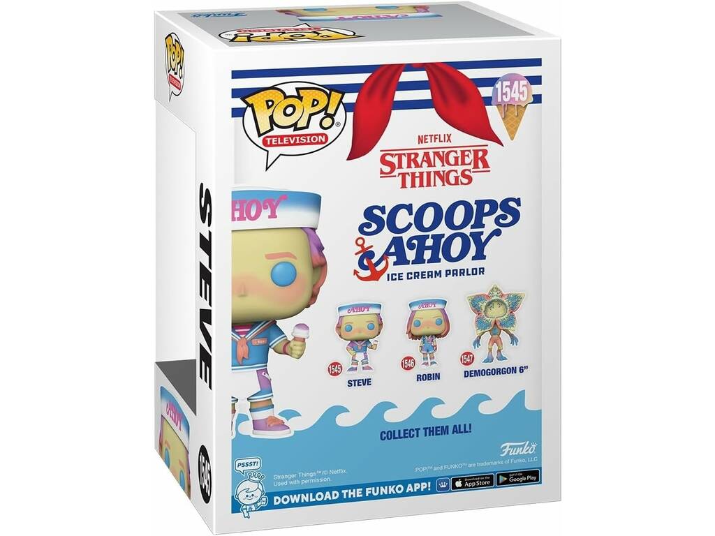 Funko Pop Televisione Stranger Things Scoops Ahoy Figura Steve 79998