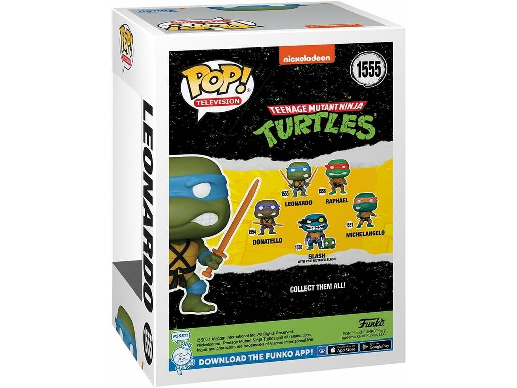 Funko Pop Televisione Tartarughe Ninja Figura di Leonardo 78054