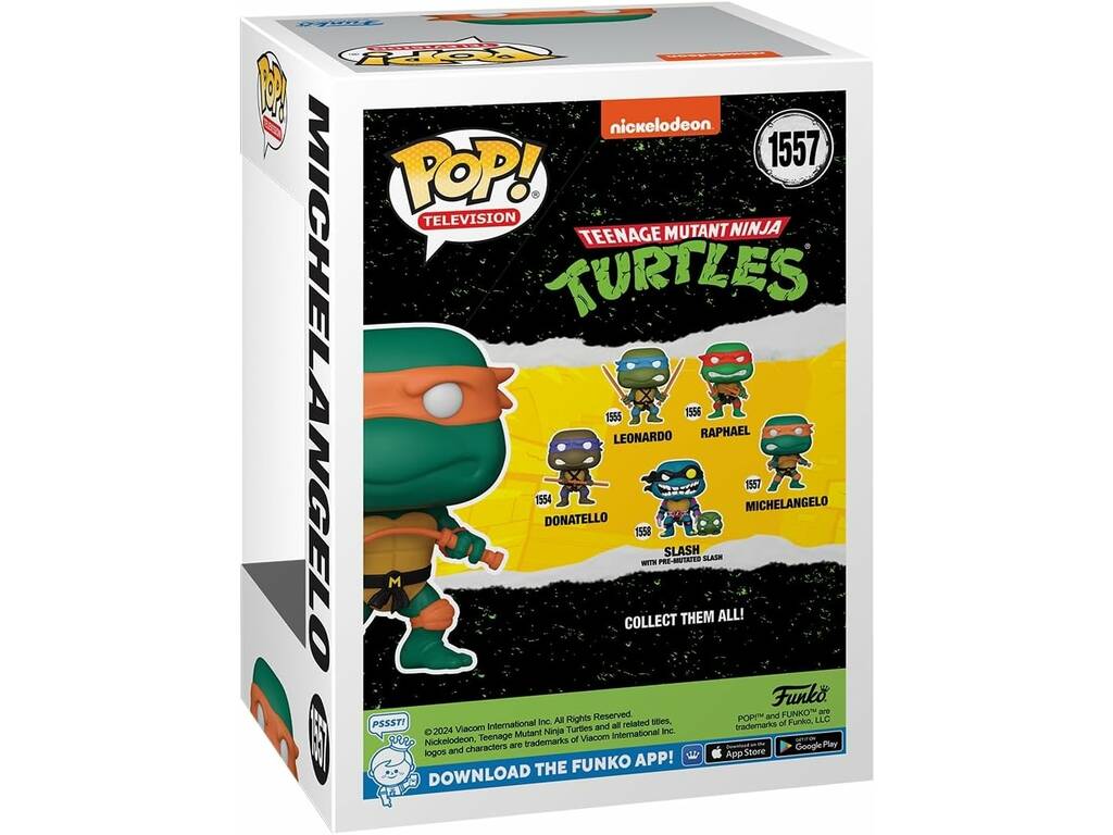 Funko Pop Television Tartarugas Ninja Figura Michelangelo 78050