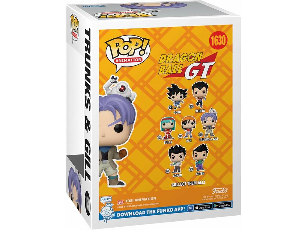 Funko Pop Animation Dragon Ball GT Figura Trunks y Gill 72092