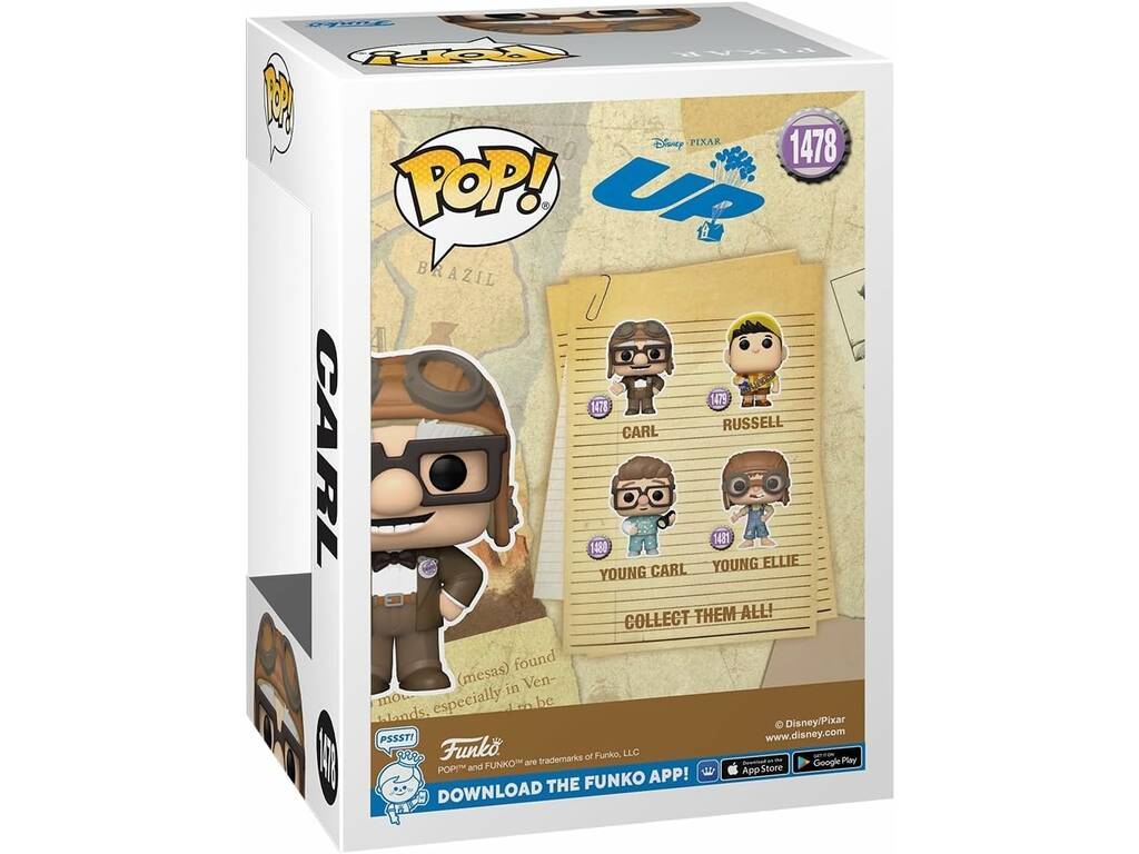 Funko Pop Disney Pixar Oben Figur Carl 80836