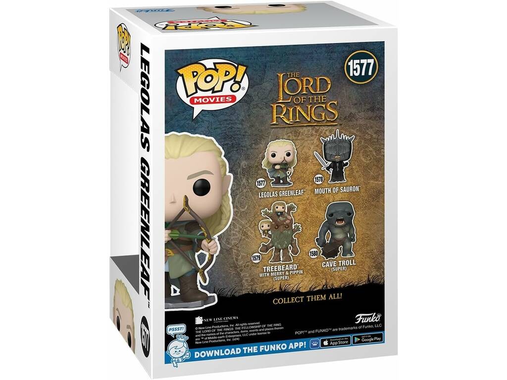 Funko Pop Movies O Senhor dos Anéis Figura Legolas Greenleaf 80831