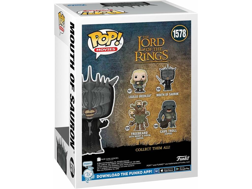 Funko Pop Movies Le Seigneur des Anneaux Bouche de Sauron Figure 80832