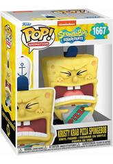 Funko Pop Animation Bob Esponja Figura Bon Esponja con Pizza 75738