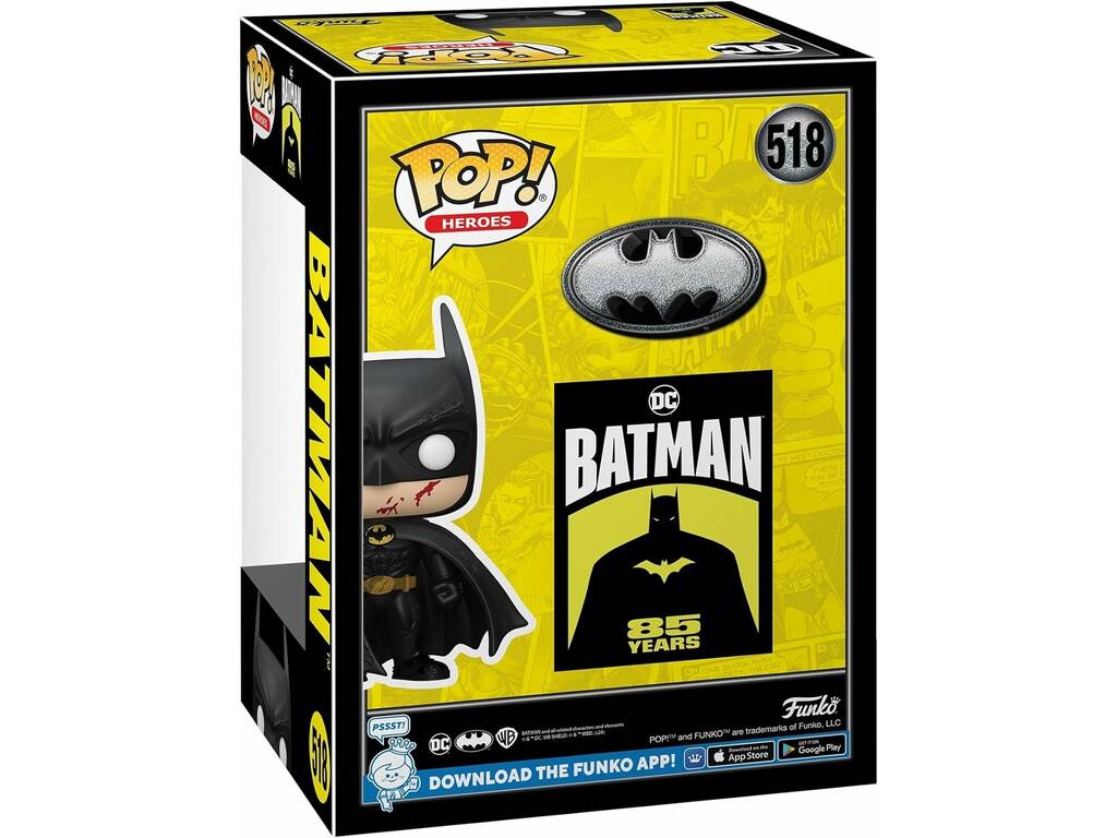 Funko Pop Heroes Batman 85th anniversario figura di Batman 80686