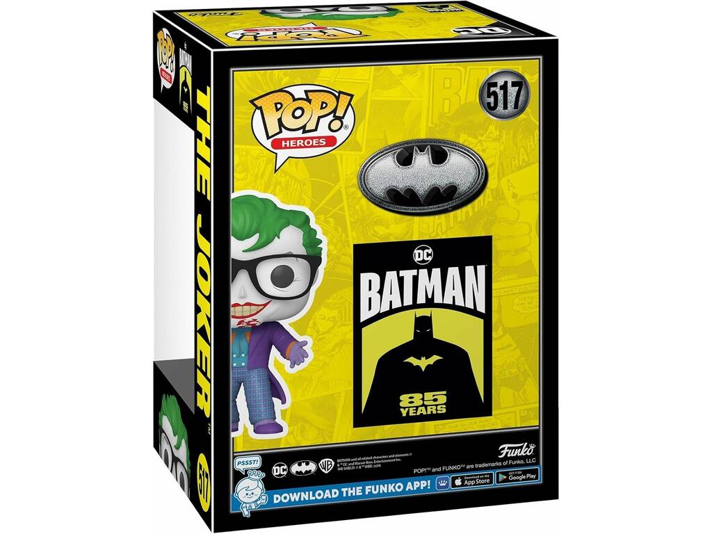 Funko Pop Heroes Batman 85º Aniversário Figura The Joker 80687