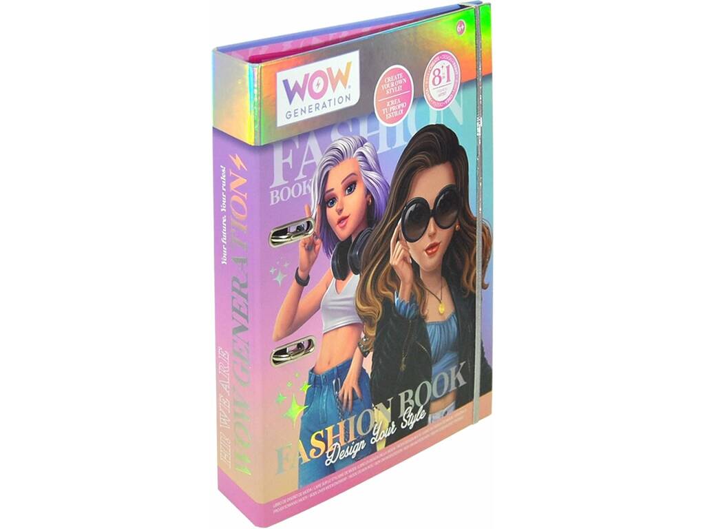 Fashion Book Desenha o Teu Estilo Wow Generation de Kids Licensing WOW0054