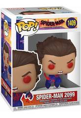 Funko Pop Spider-Man Across The Spider-Verse Figura Spiderman 2099 con Cabeza Oscilante 82647