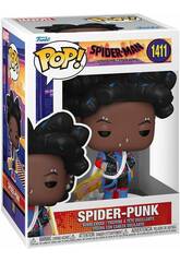 Funko Pop Spider-Man Across The Spider-Verse Figura Spider-Punk com Cabea Oscilante 82649