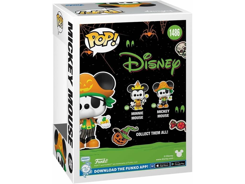 Funko Pop Disney Halloween Figure Mickey Mouse 79904