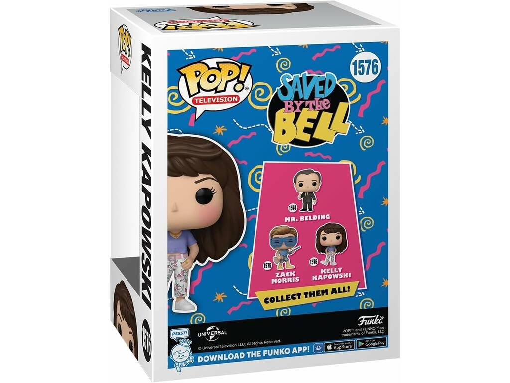 Funko Pop Television Saved By The Bell 30th Anniversary Kelly Kapowski Figure 80183