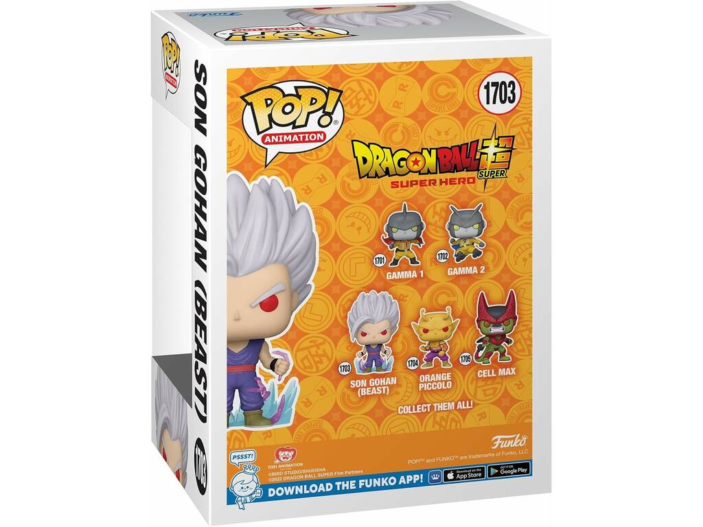 Funko Pop Animation Dragon Ball Super Super Hero Figura Son Gohan Beast