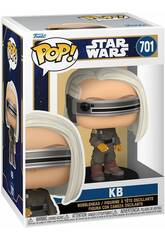 Funko Pop Star Wars Skeleton Crew Figura KB com Cabea Oscilante