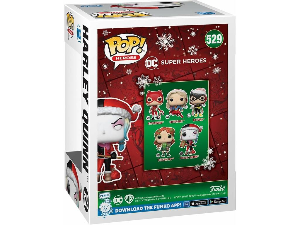 Funko Pop Heroes DC Figura Harley Quinn Navideña