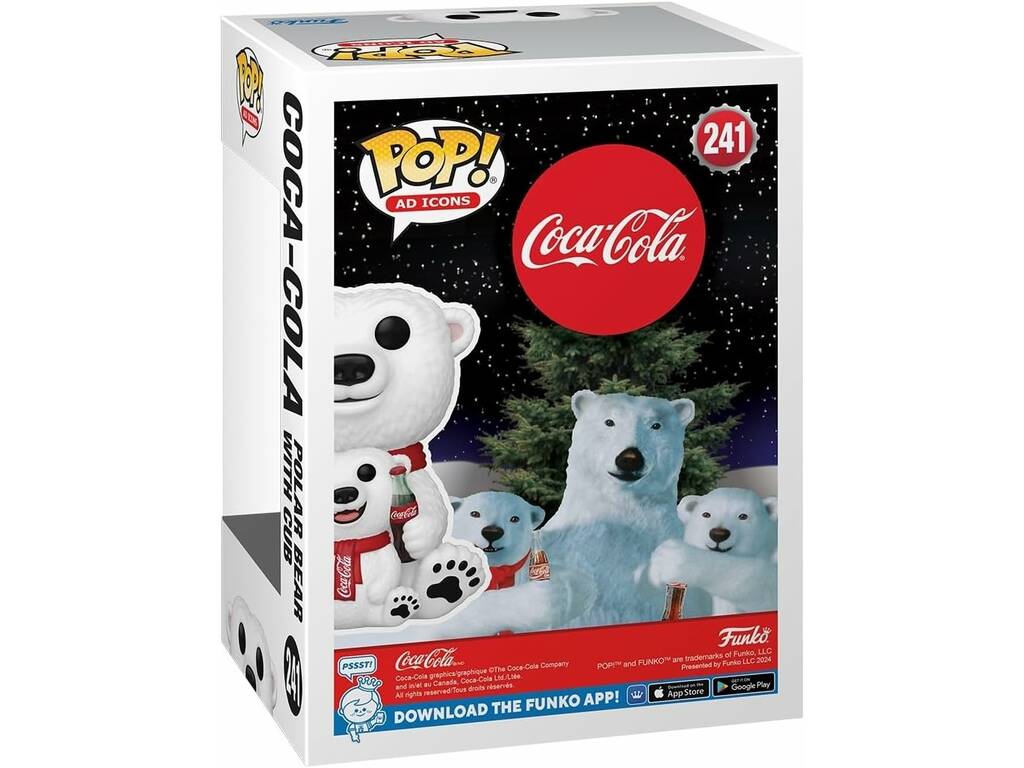 Funko Pop Ad Icons Coca Cola Figura Oso Polar con Cachorro