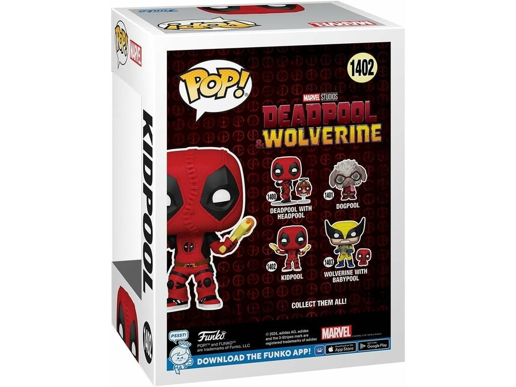 Funko Pop Deadpool & Wolverine Figura Kidpool con testa oscillante 82381