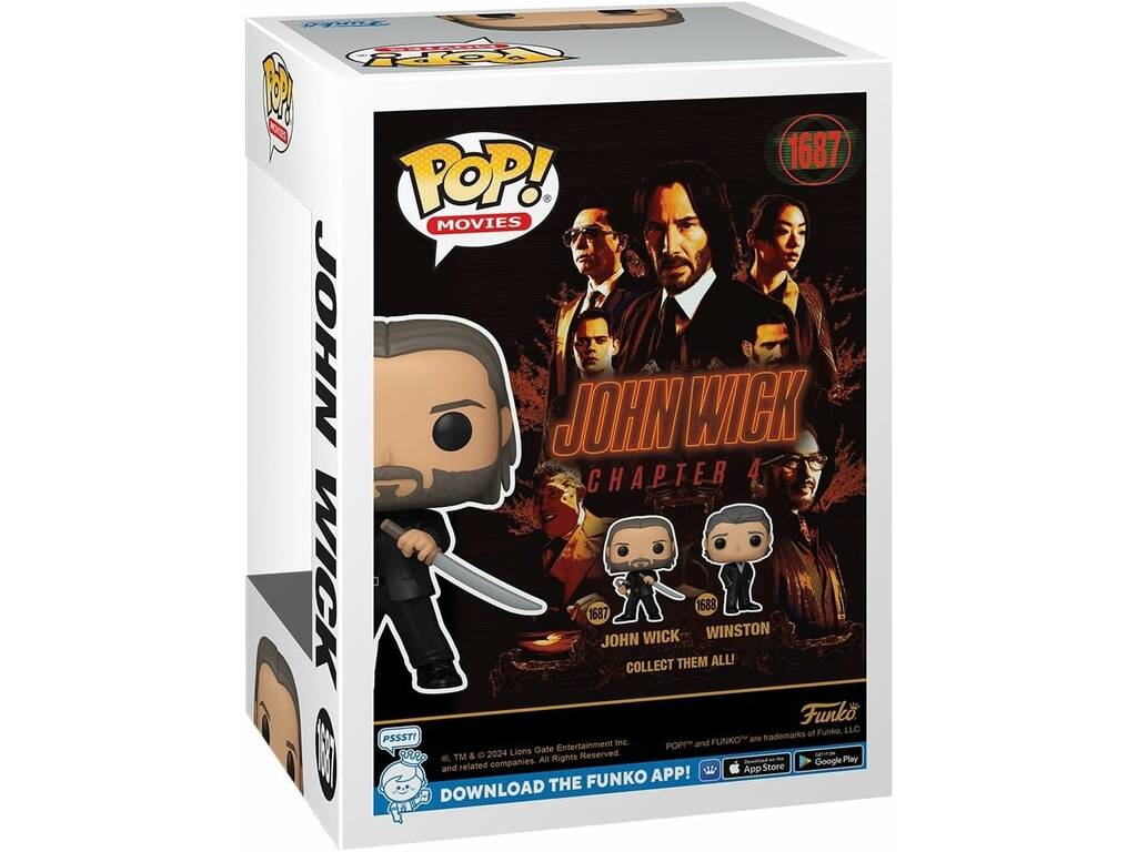 Funko Pop Movies John Wick Capitolo 4 Figura di John Wick 76103