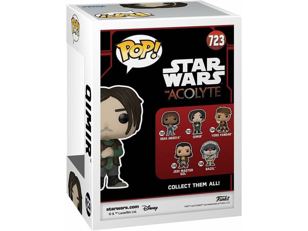 Funko Pop Star Wars The Acolyte Figura Qimir con Cabeza Oscilante 79756