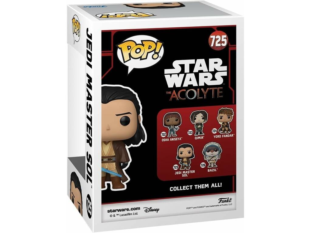 Funko Pop Star Wars The Acolyte Figur Jedi Master Sol 79758