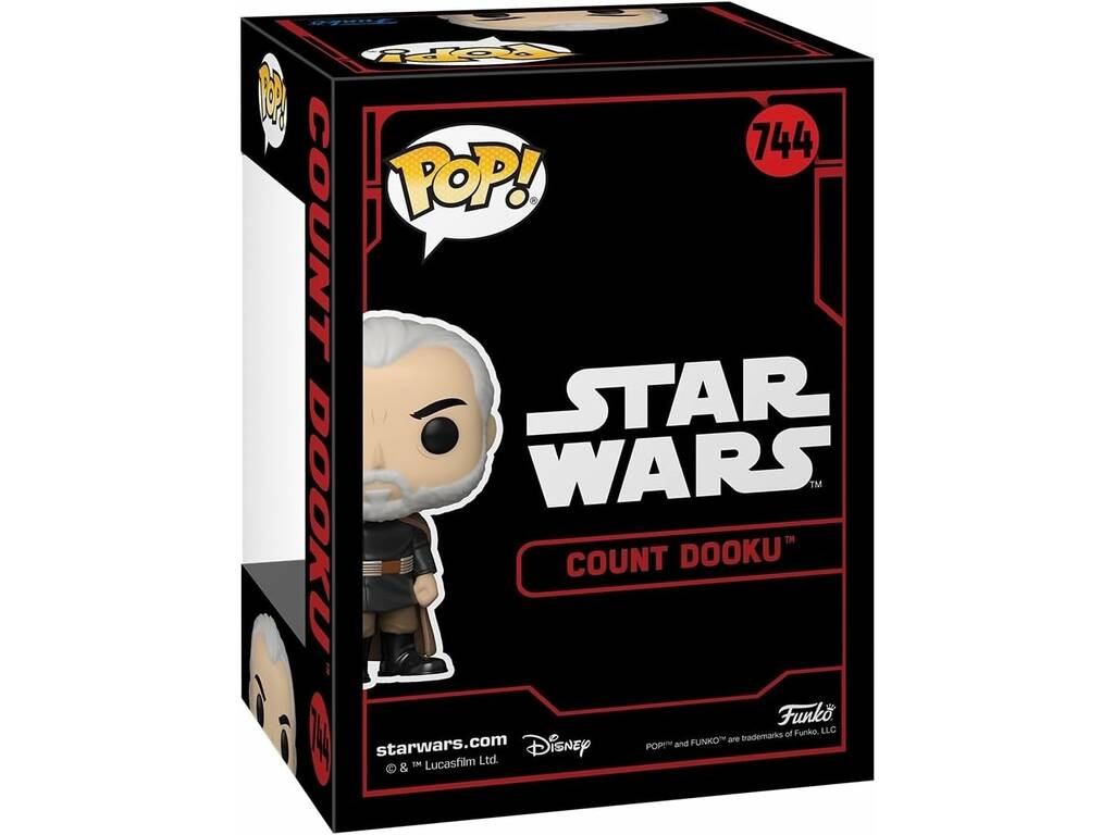 Funko Pop Star Wars Darkside Figura Conde Dooku 80770