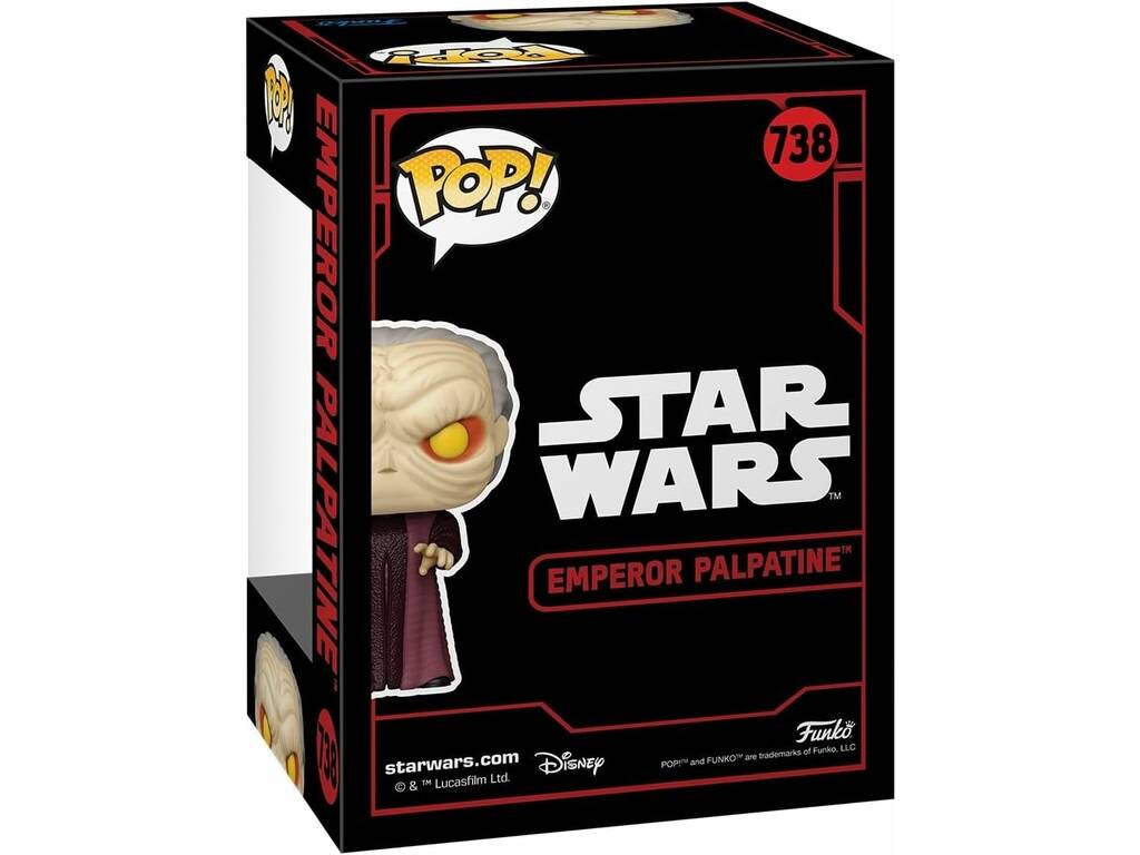 Funko Pop Star Wars Darkside Figura Emperor Palpatine 80773