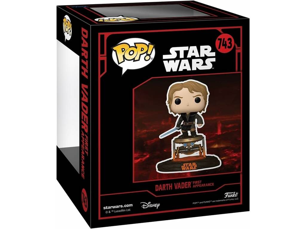 Funko Pop Star Wars Figura Darth Vader Primera Aparición con Cabeza Oscilante